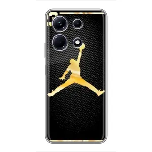 Силиконовый Чехол Nike Air Jordan на Инфиникс Нот 30 (Джордан 23)