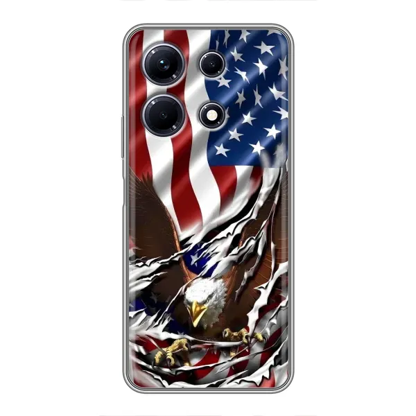 Чехол с рисунком «Флаг USA» для Infinix Note 30 Чехол с рисунком «Флаг USA» для Infinix Note 30