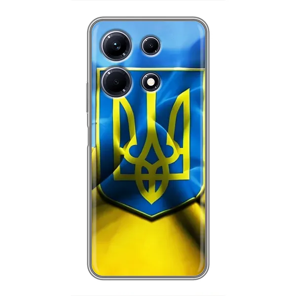 Чехол с рисунком «Герб и Флаг Украины» для Infinix Note 30 Чехол с рисунком «Герб и Флаг Украины» для Infinix Note 30