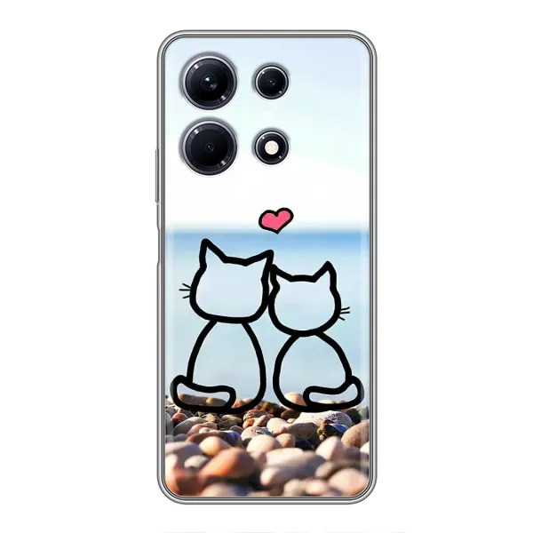 Чехол с рисунком «Котейки» для Infinix Note 30 Чехол с рисунком «Котейки» для Infinix Note 30