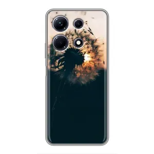 Силиконовый Чехол с одуванчиками на Infinix Note 30 (Красивый одуванчик)