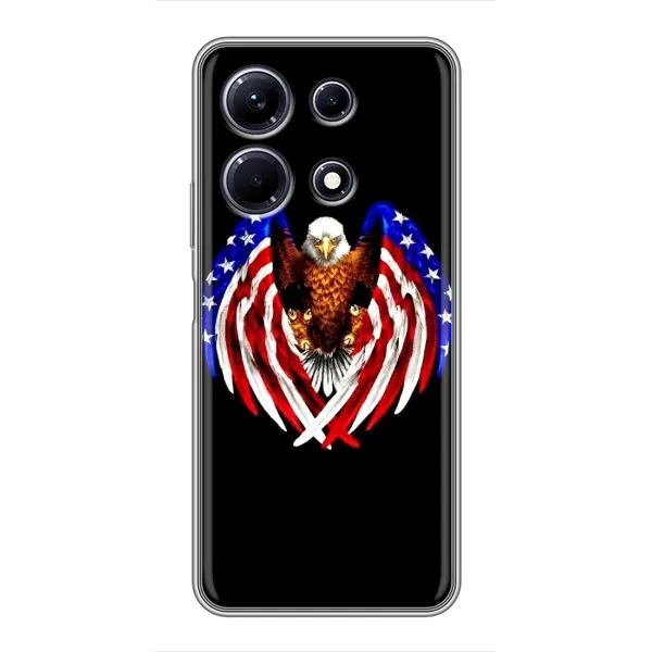 Чехол с рисунком «Крылья США» для Infinix Note 30 Чехол с рисунком «Крылья США» для Infinix Note 30
