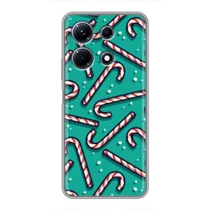 Силиконовый бампер на рождество для Infinix Note 30