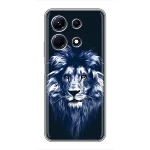 Чохол з картинкою на Infinix Note 30 (Лев – синій)