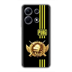 Чехол (TPU) с картинкой "Лого Пабг" на Инфиникс Нот 30 (Лого PUPG)