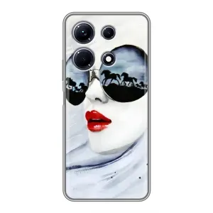 Чохол з картинкою Модні Дівчата Infinix Note 30 (Любителька коней)