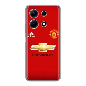 Силиконовые Чехлы принт Футбол на Infinix Note 30 (Man United)