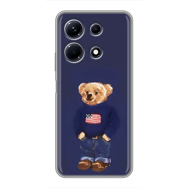 Чехол с рисунком «Мишка USA» для Infinix Note 30 Чехол с рисунком «Мишка USA» для Infinix Note 30