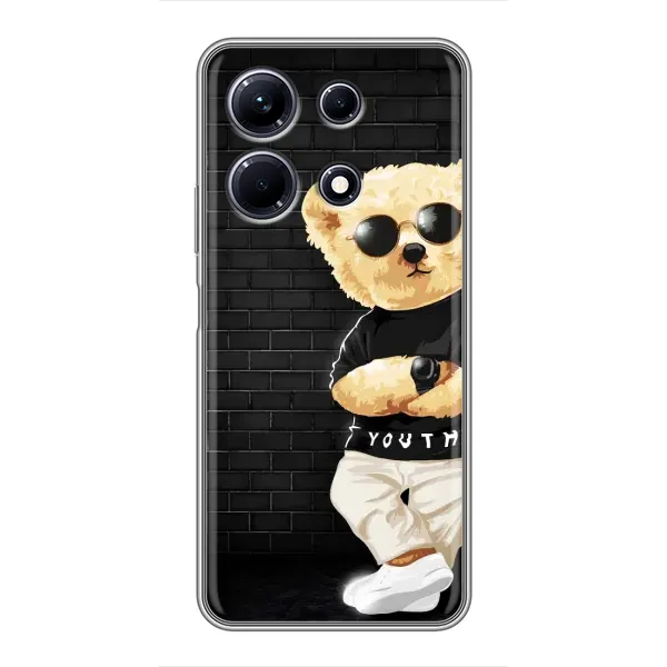 Чехол с рисунком «Мишка в очках» для Infinix Note 30 Чехол с рисунком «Мишка в очках» для Infinix Note 30
