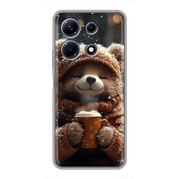 Чехол с рисунком «Медвежонок с кофе» для Infinix Note 30 Чехол с рисунком «Медвежонок с кофе» для Infinix Note 30