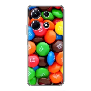 Чохол з зображенням смачної їжі для Infinix Note 30 (Різнокольорові M&M'S)