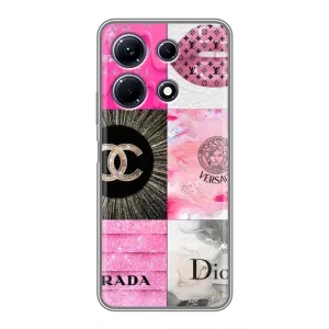 Чохол (Dior, Prada, YSL, Chanel) для Infinix Note 30 (Модніца)