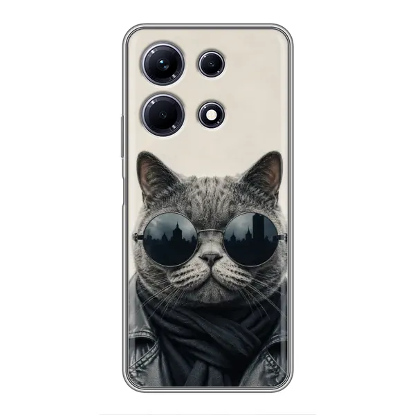 Чехол с рисунком «Модный кот» для Infinix Note 30 Чехол с рисунком «Модный кот» для Infinix Note 30