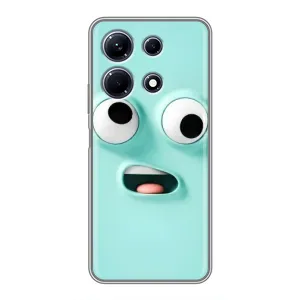 Силиконовые Чехлы (смешные стикеры) для Infinix Note 30 (Забавное мятное лицо)