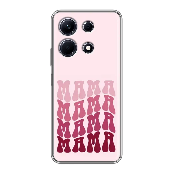 Чехол с рисунком «Надпись мама» для Infinix Note 30 Чехол с рисунком «Надпись мама» для Infinix Note 30