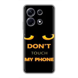 Чехол с Прикольным принтом на Infinix Note 30 (Не трогай мой телефон)