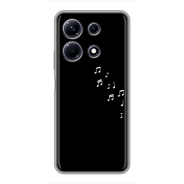 Чехол с рисунком «Ноты» для Infinix Note 30