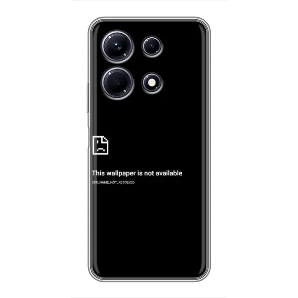 Чехол с рисунком «Ошибка» для Infinix Note 30