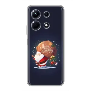 Чехол Санта Клаус для Infinix Note 30 (Подарки от Санты)