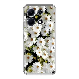 Чехол с ромашками на Infinix Note 30 (Рамка в ромашках)