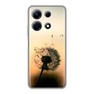 Силіконовий Чохол з кульбабками на Infinix Note 30 (Роздмухана кульбабка)