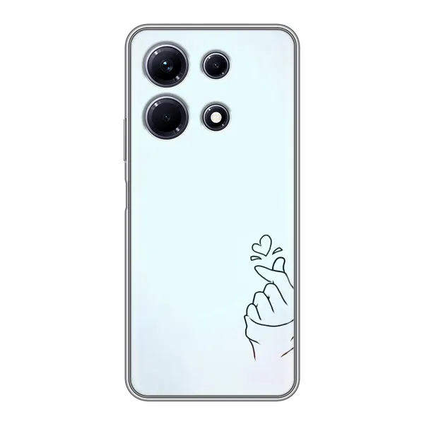 Чохол з малюнком «Сердечко на блакитному» для Infinix Note 30 Чохол з малюнком «Сердечко на блакитному» для Infinix Note 30