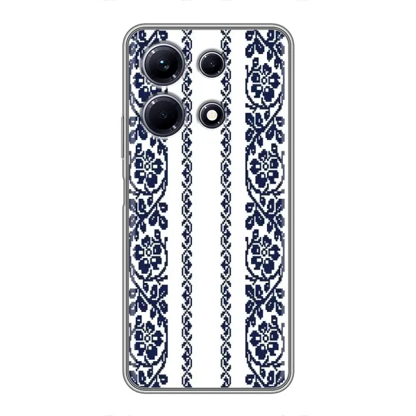 Чехол с рисунком «Синяя вышиванка» для Infinix Note 30 Чехол с рисунком «Синяя вышиванка» для Infinix Note 30