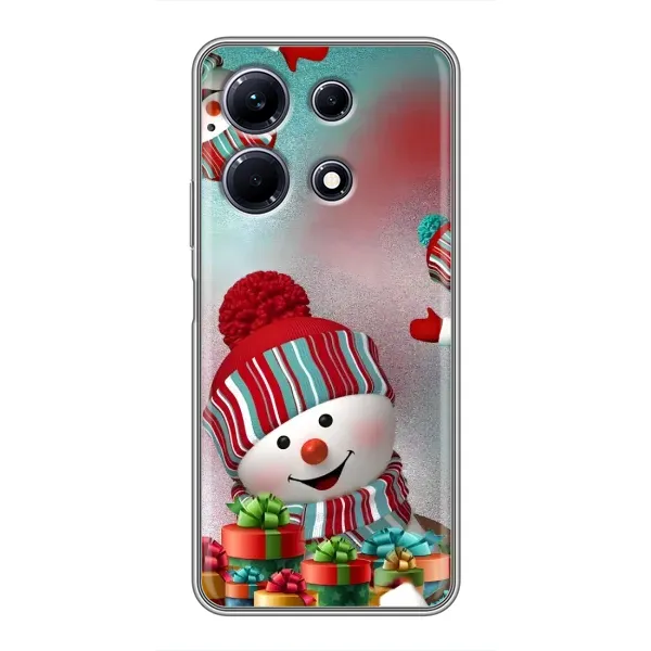 Чехол с рисунком «Снеговик в шапке» для Infinix Note 30 Чехол с рисунком «Снеговик в шапке» для Infinix Note 30