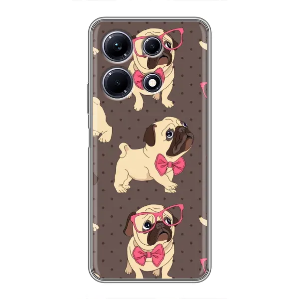 Чехол с рисунком «Собачки Мопсики» для Infinix Note 30 Чехол с рисунком «Собачки Мопсики» для Infinix Note 30