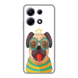 Бампер для Infinix Note 30 з картинкою "Песики" (Собака Король)