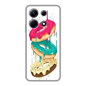 Чохол з зображенням смачної їжі для Infinix Note 30 (Соковиті пончики)