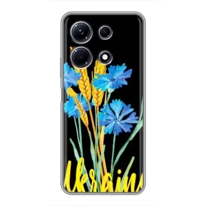 Чехол на Infinix Note 30 Украинский дизайн (Ukraine в цветочках)