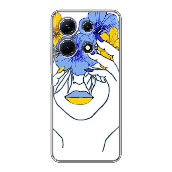 Чехол с рисунком «Украинка на всю голову» для Infinix Note 30 Чехол с рисунком «Украинка на всю голову» для Infinix Note 30