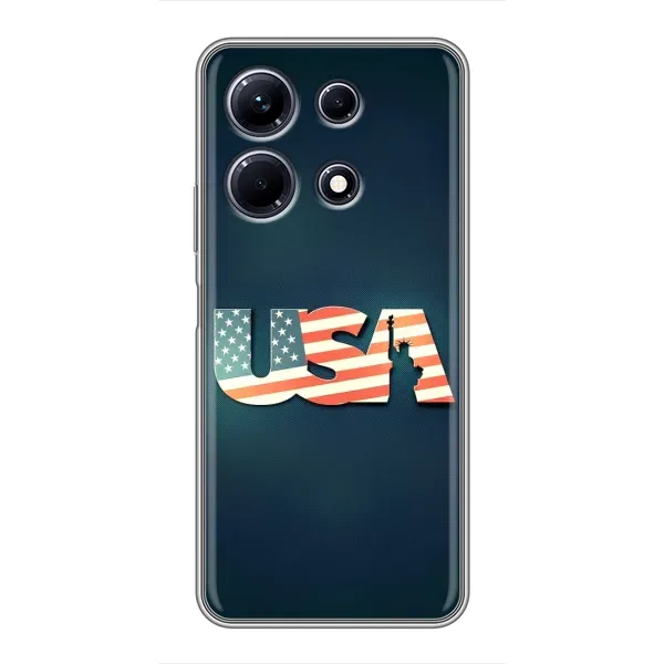 Чехол с рисунком «USA» для Infinix Note 30 Чехол с рисунком «USA» для Infinix Note 30
