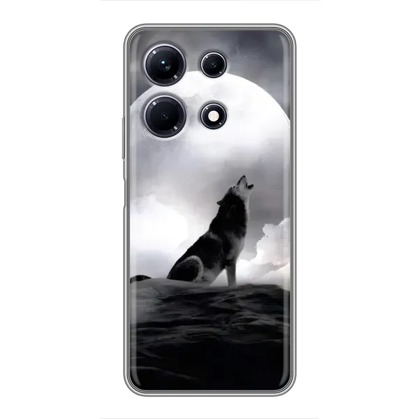 Чехол с рисунком «Волк и луна» для Infinix Note 30 Чехол с рисунком «Волк и луна» для Infinix Note 30