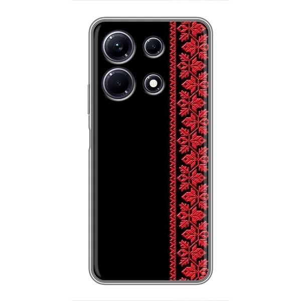 Чехол с рисунком «Вышиванка на черном» для Infinix Note 30 Чехол с рисунком «Вышиванка на черном» для Infinix Note 30
