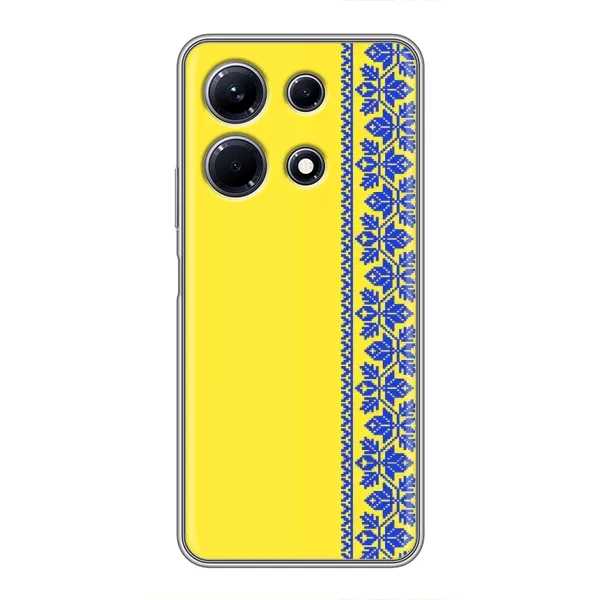 Чехол с рисунком «Вышиванка на желтом» для Infinix Note 30 Чехол с рисунком «Вышиванка на желтом» для Infinix Note 30