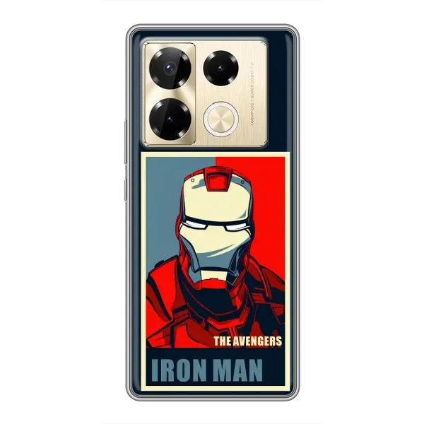 Чехол с рисунком «Art Iron man» для Infinix Note 40 Pro Чехол с рисунком «Art Iron man» для Infinix Note 40 Pro