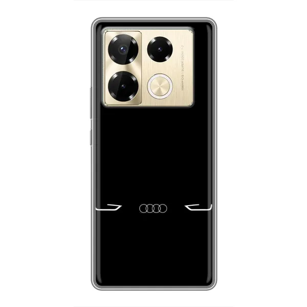 Чехол с рисунком «Силует Audi» для Infinix Note 40 Pro Чехол с рисунком «Силует Audi» для Infinix Note 40 Pro