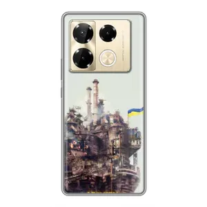 Чехлы на военную тематику для Infinix Note 40 Pro (Азовсталь)