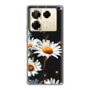 Чохол з ромашками на Infinix Note 40 Pro (Білі ромашки)