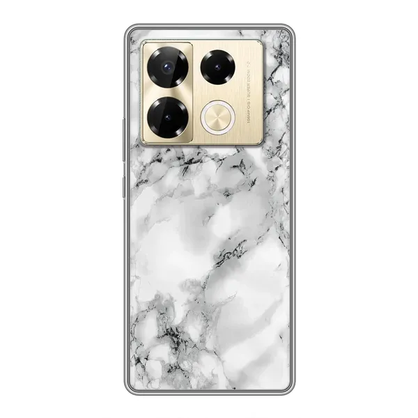 Чехол с рисунком «Белый мрамор» для Infinix Note 40 Pro Чехол с рисунком «Белый мрамор» для Infinix Note 40 Pro