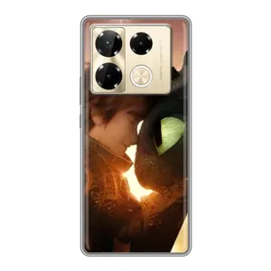 Чехол дракон Беззубик для Infinix Note 40 Pro (Беззубик и Иккинг)