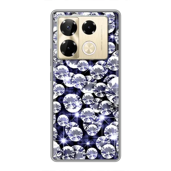 Чехол с рисунком «Бриллианты» для Infinix Note 40 Pro Чехол с рисунком «Бриллианты» для Infinix Note 40 Pro