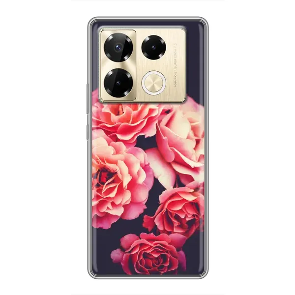 Чехол с рисунком «Бутоны» для Infinix Note 40 Pro Чехол с рисунком «Бутоны» для Infinix Note 40 Pro