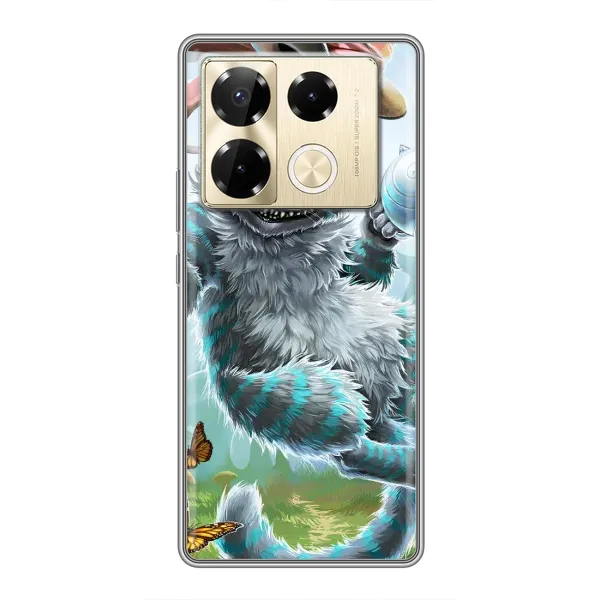 Чехол с рисунком «Чеширский КОТИК» для Infinix Note 40 Pro Чехол с рисунком «Чеширский КОТИК» для Infinix Note 40 Pro