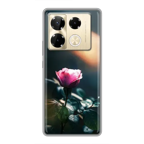 Чехол с рисунком «Цветок ночной» для Infinix Note 40 Pro