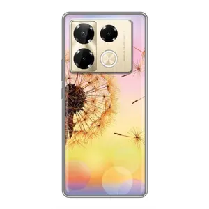 Силіконовий Чохол з кульбабками на Infinix Note 40 Pro (Квітка-кульбаба)