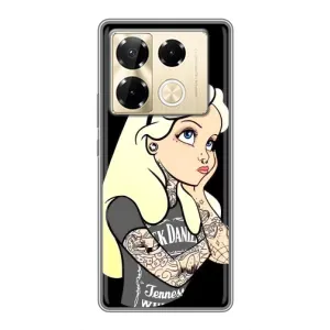 Чехол Стильные девушки на Infinix Note 40 Pro (Девушка обиделась)