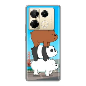 Чехлы с Пандами на Infinix Note 40 Pro (Друзья)